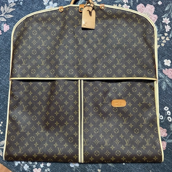 Louis Vuitton Other - Authentic Louis Vuitton LV Monogram Leather Garment Bag EUC